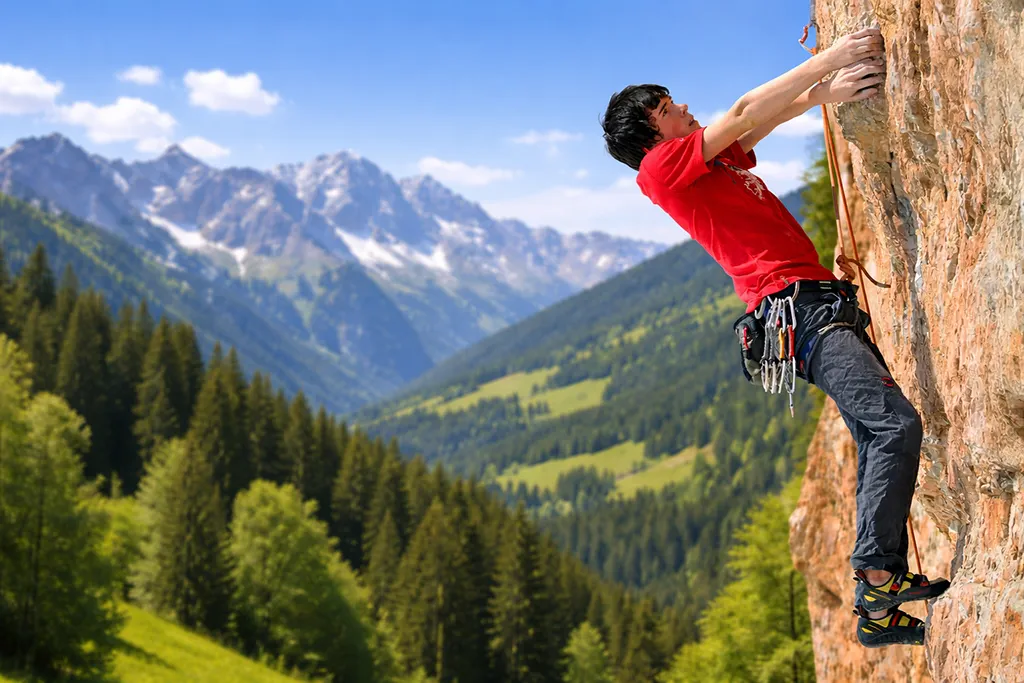 Sportklettern in den Dolomiten bei Wolkenstein