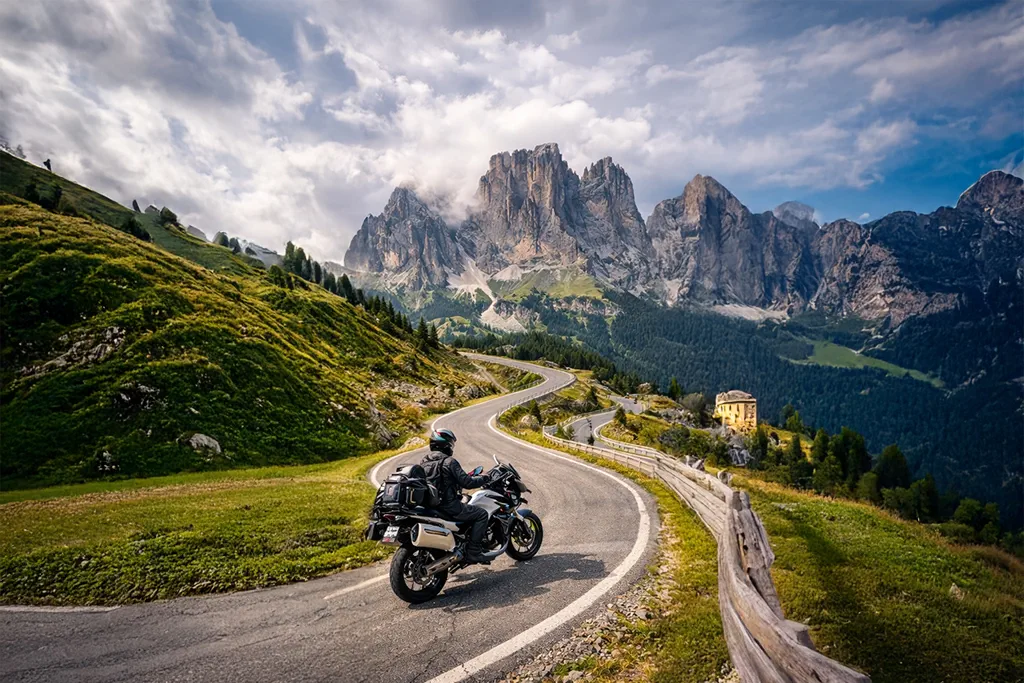 Motorradtour durch die Dolomiten rund um Gröden